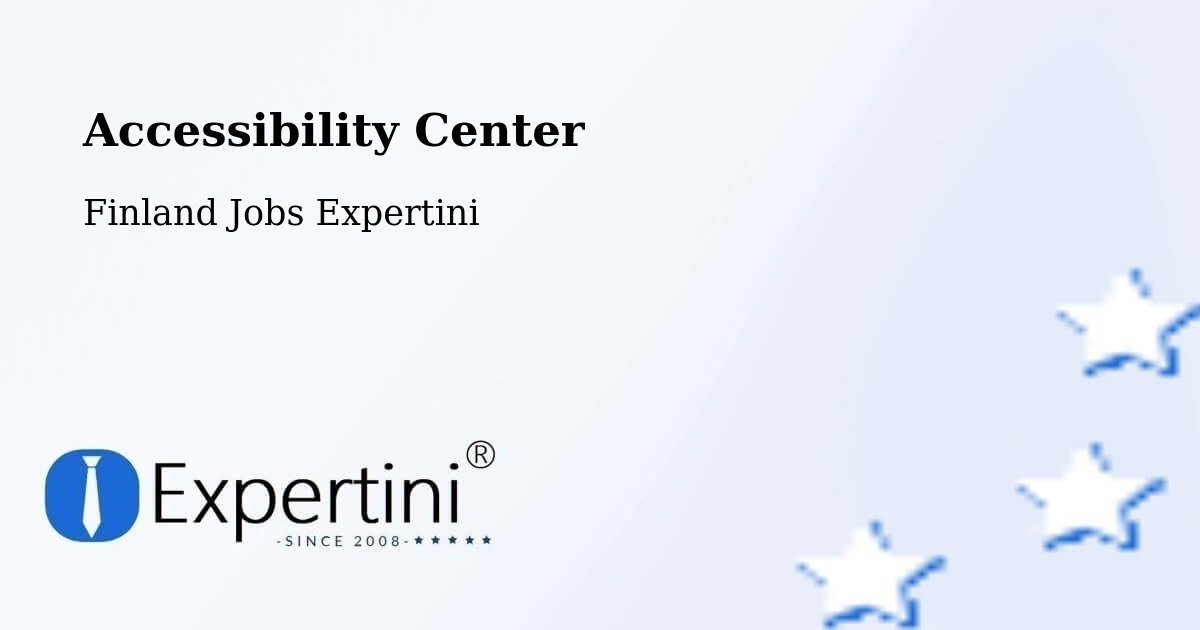 Accessibility Statement – Juupajoki - Finland Jobs Expertini