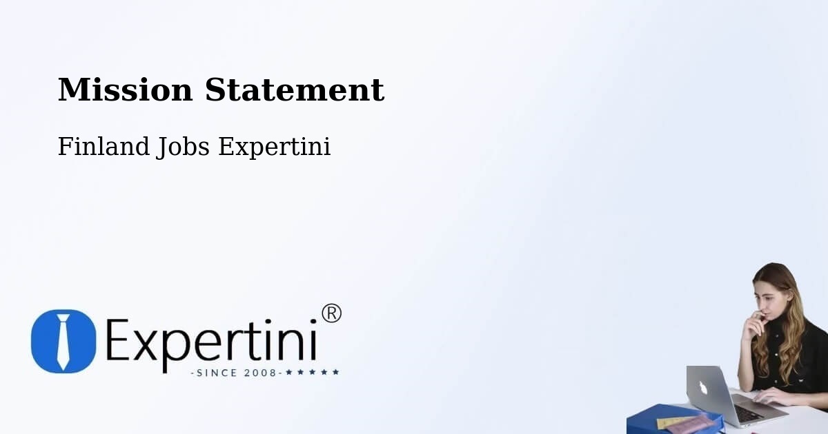 Corporate Mission – Juupajoki - Finland Jobs Expertini